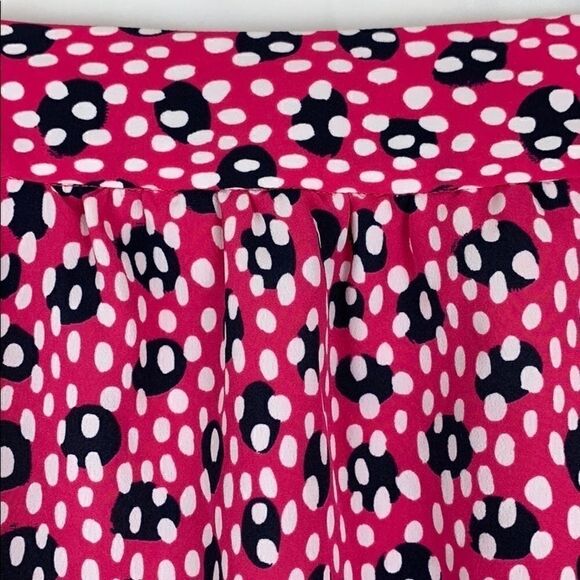 Molly & Isadora pink print side zipper skirt - Picture 2 of 8